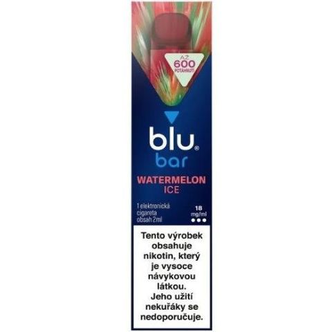 Disposable electronic cigarette Blu Bar Watermelon Ice 18mg | x 1 piece