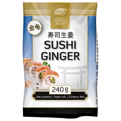 Golden Turtle Sushi Ginger Slices White | 240 g