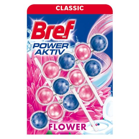 Bref Power Aktiv Flower WC frissítő 3 x 50 g