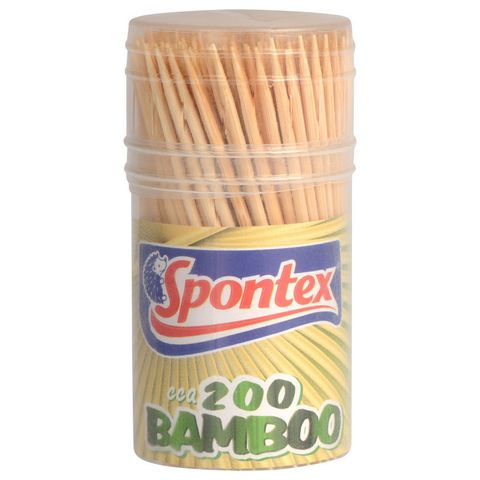 Spontex Toothpicks bamboo | 200 pcs