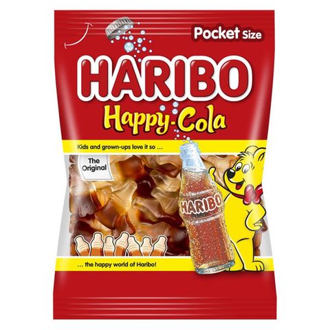 Haribo Happy Cola kólaízű gumicukorka 100 g