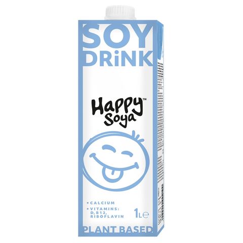 Happy Soya UHT Soya Drink with Calcium and Vitamins 1 l