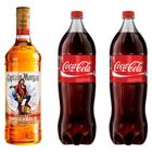 Captain Morgan Spiced Gold 1L + 2 x Coca - Cola 1,75L | 1 balík