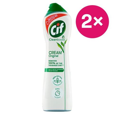 Cif cream original | 2 x 500 ml