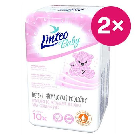 Linteo Baby nappy changing mats | 2 x 10 pieces