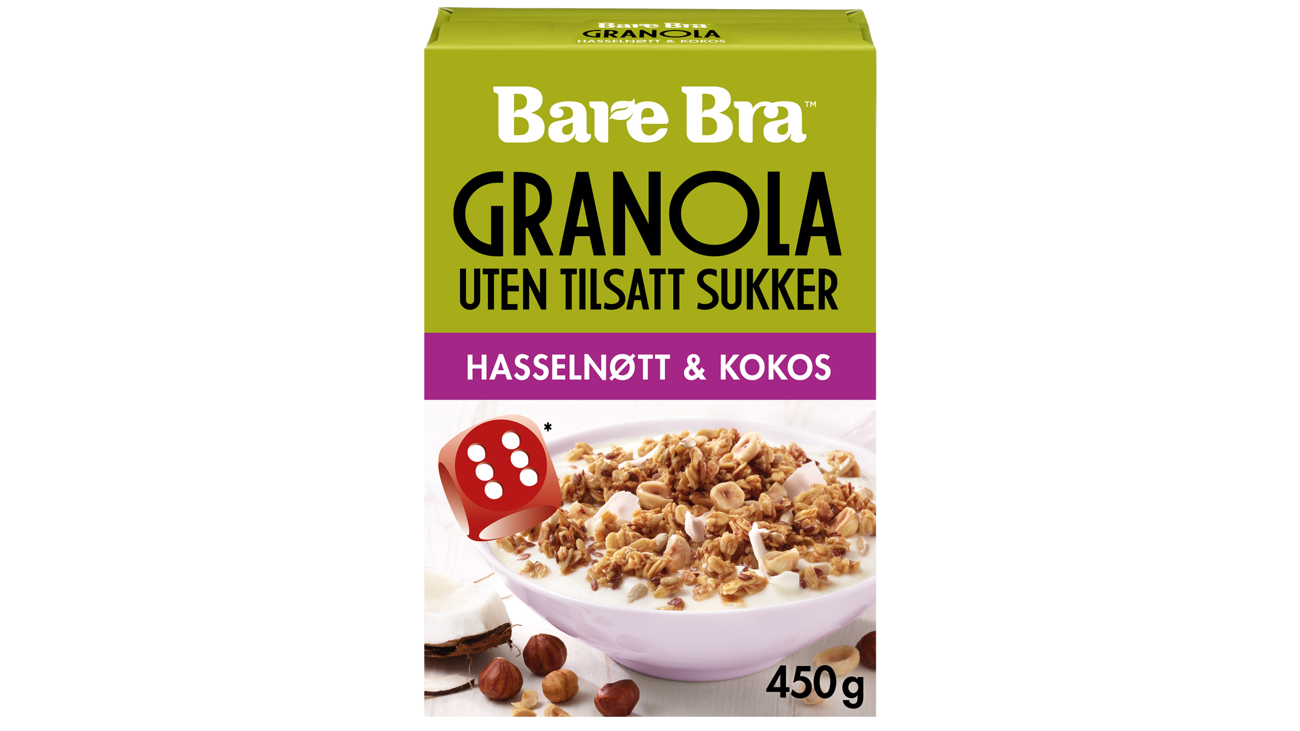 Granola Kakao,Kokos&Mandel Bare Bra