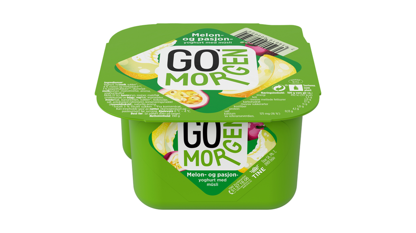 Go'morgen Yoghurt Melon & Pasjon | 190g