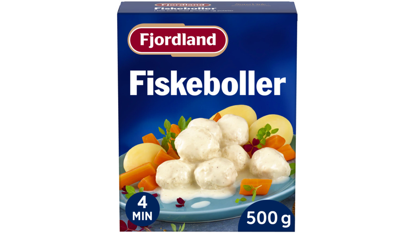 Fjordland Fiskeboller i Hvit Saus | 500g