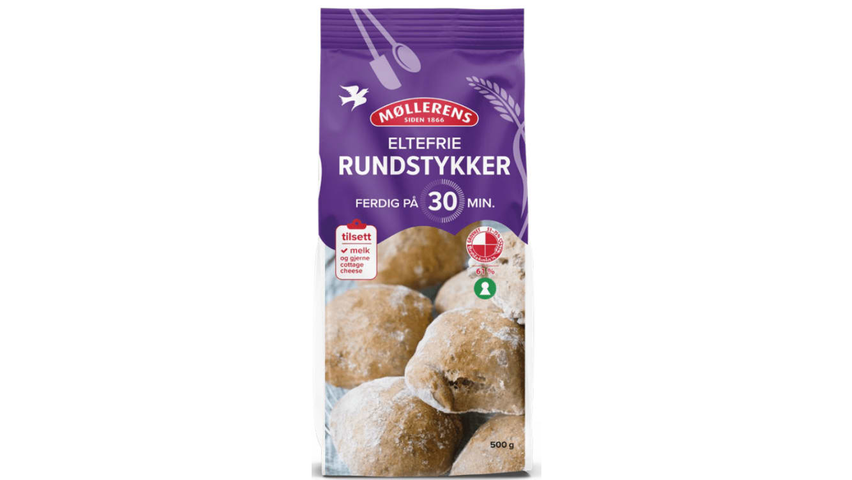 Møllerens Rundstykker Eltefrie | 500g