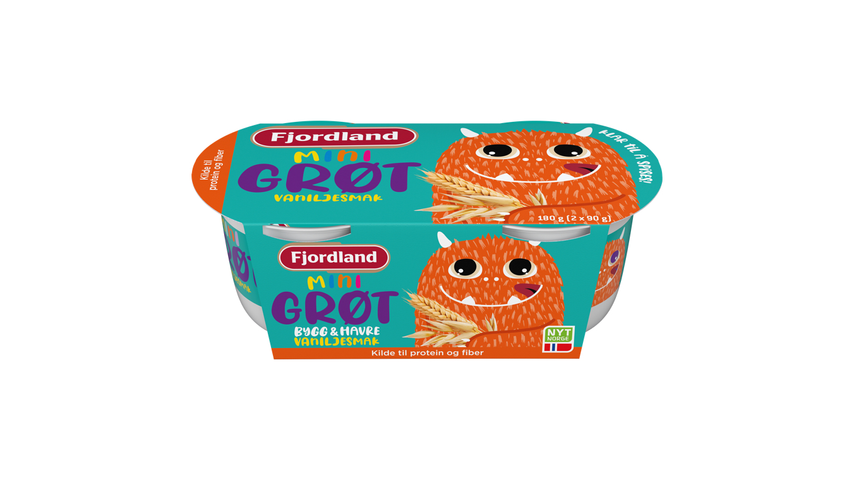 Fjordland Mini Grøt Vanilje | 2 x 90g