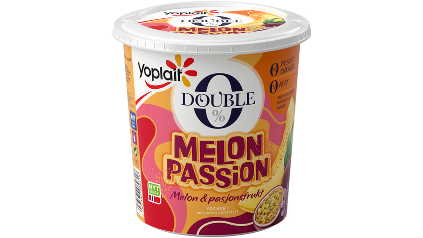 Yoplait Double 0% Yoghurt Melon Passion | 800g