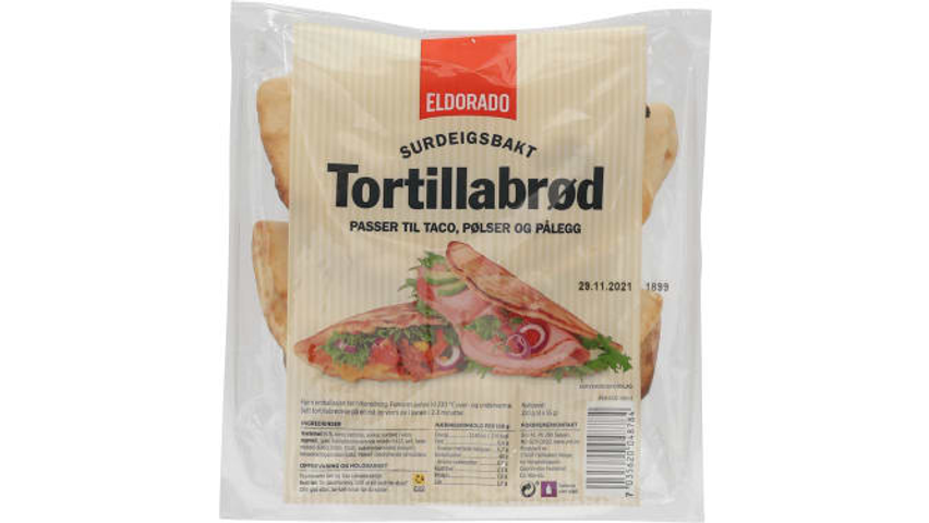 Eldorado Tortillabrød Hvete | 220g