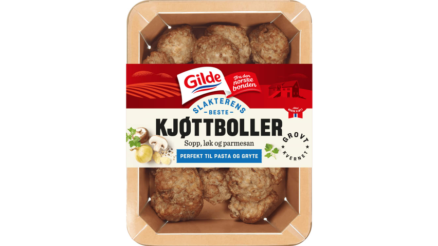 Gilde Kjøttboller Sopp & Løk | 400g