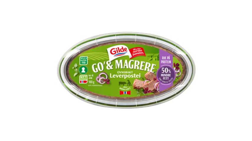 Gilde Go & Magere Leverpostei Ovnsbakt | 180g