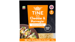 Tine Cheddar & Norvegia Revet Ost | 170g