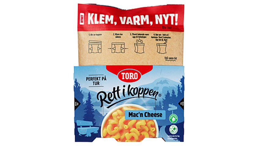 Toro Rett i Koppen Mac'n Cheese Klem | 65g