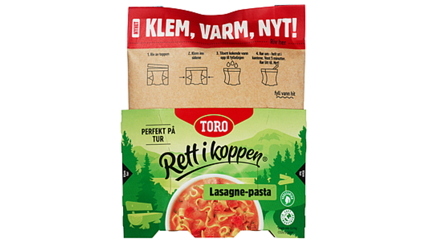 Toro Rett i Koppen Lasagnepasta Klem | 68g