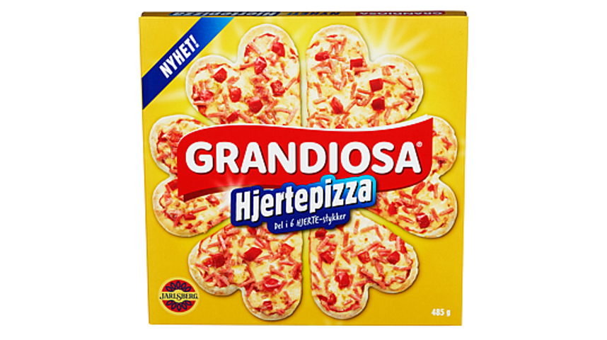 Grandiosa Pizza Hjertepizza | 485g