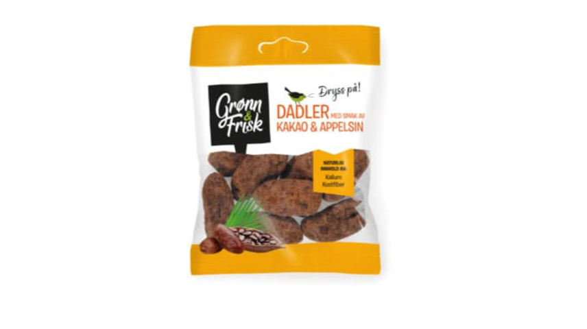 Grønn & Frisk Dadler Kakao & Appelsin | 90g