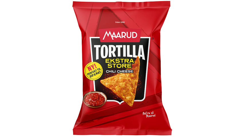 Maarud Tortilla Hot Cheese | 140g