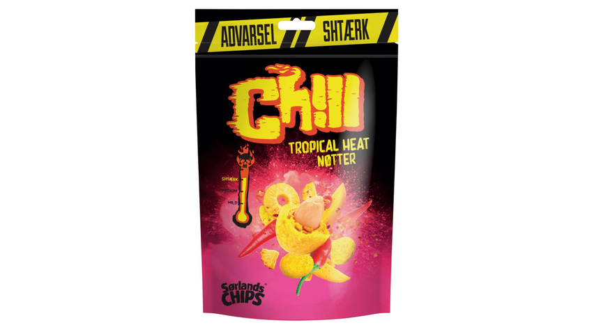 Sørlandschips Chill Chilinøtter Tropical Heat | 130g