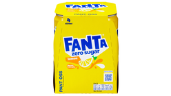 Fanta Lemon u/Sukker| 4 x 0.33l