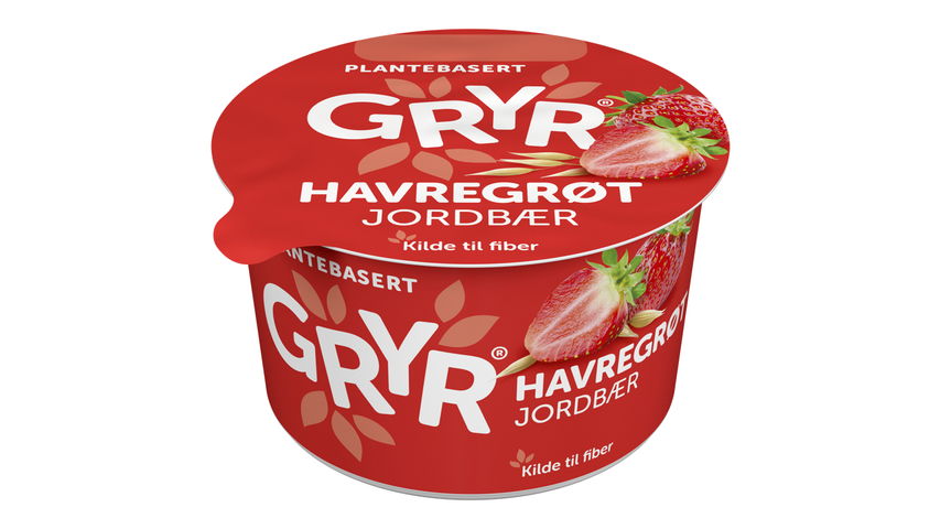 Tine Gryr Havregrøt Jordbær | 150g