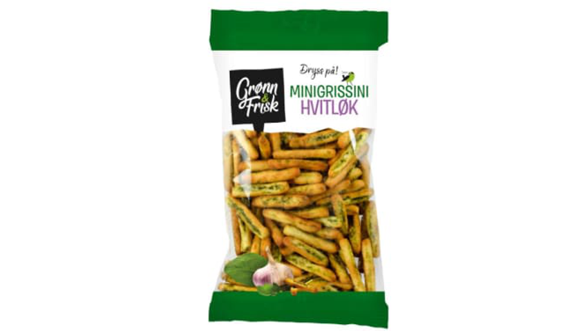 Grønn & Frisk Minigrissini m/Hvitløk | 90g