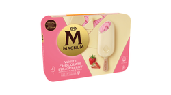 Magnum Strawberry White | 4stk