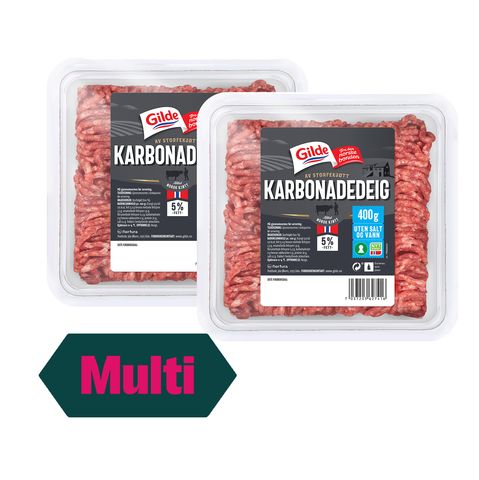 2 x Gilde Karbonadedeig av Storfe 400g