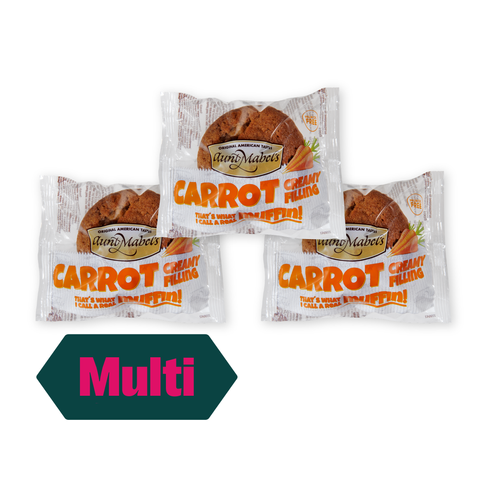 3 x Aunt Mabels Muffins Carrot 100g