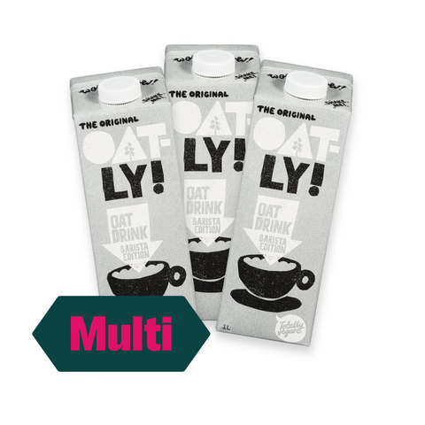 3 x Oatly Havredrikk Barista 1l