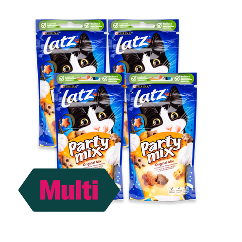 4 x Purina Latz Party Mix 60g