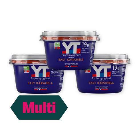 3 x Yt Proteinyoghurt Salt Karamell 200g