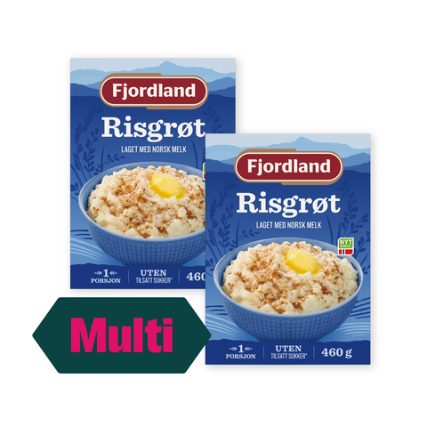 2 x Fjordland Risgrøt 460g