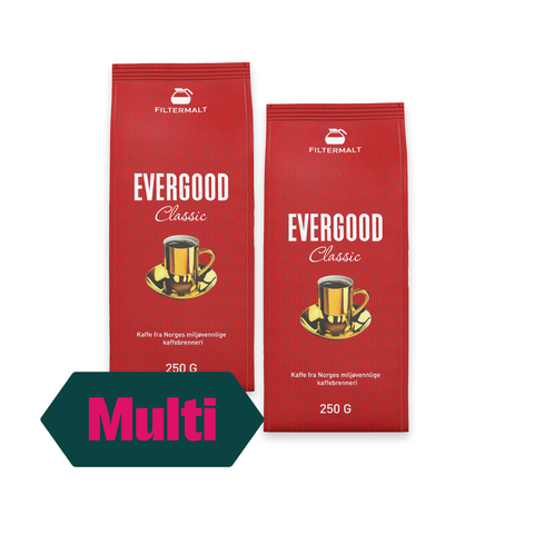 2 x Evergood Classic Filtermalt 250g