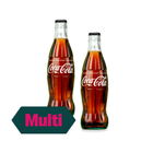 2 x Coca-Cola u/Sukker Glassflaske 330ml