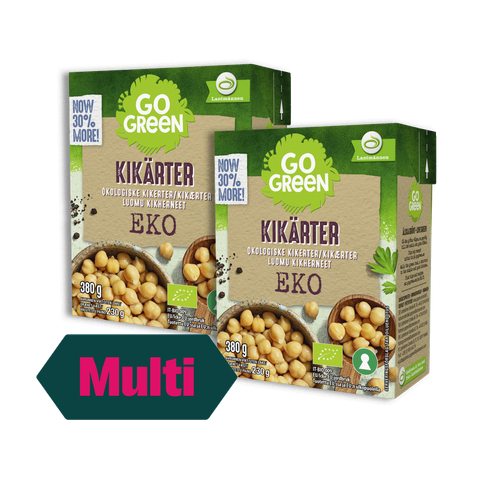 2 x Gogreen Kikerter Økologisk 380g