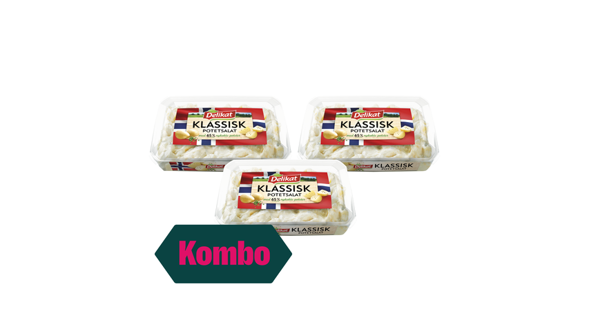 3 x Delikat Potetsalat Klassisk 500g