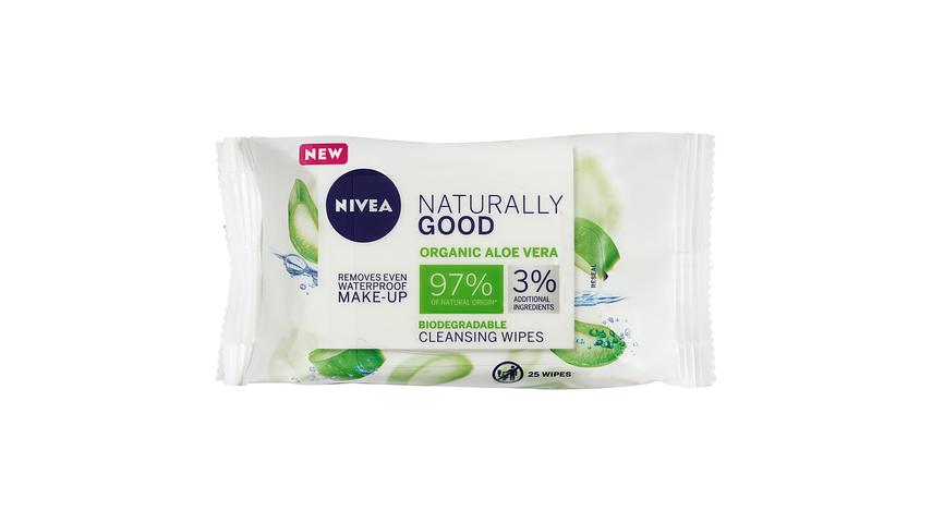 Nivea Cleansing Wipes Naturally Good | 25stk