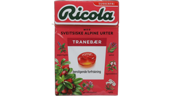 Ricola Tranebær Sukkerfri | 50g