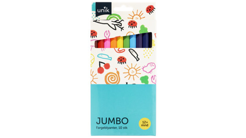 Fargeblyanter Jumbo | 10pk