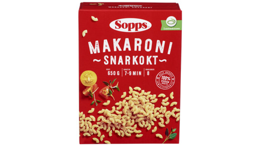 Sopps Makaroni Snarkokt | 650g