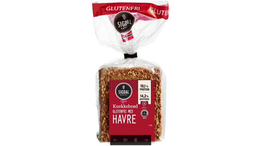 Sigdal Knekkebrød Glutenfri | 190g