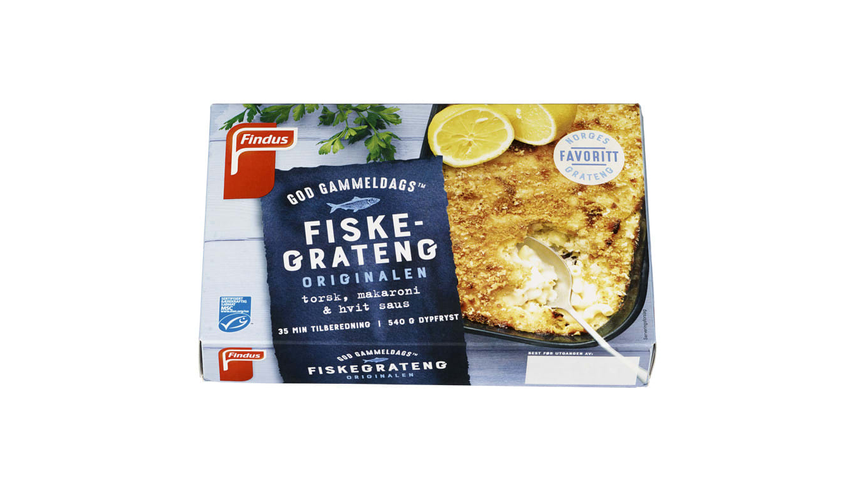 Findus Fiskegrateng God Gammeldags | 540g