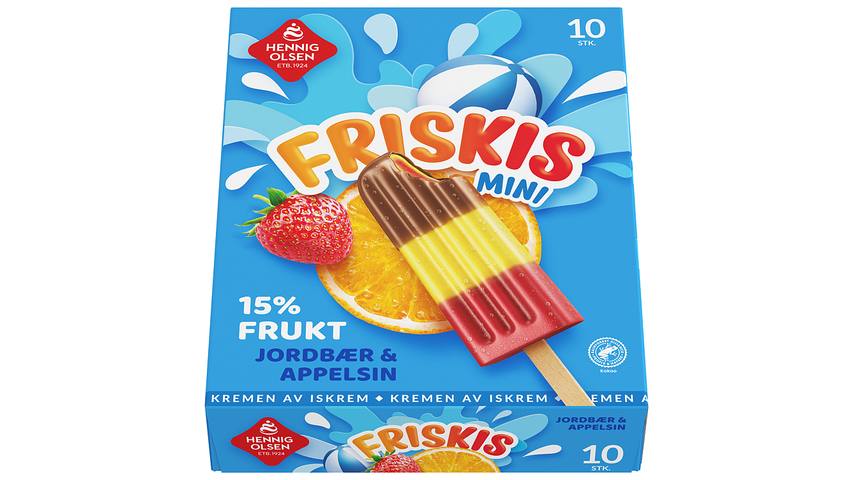 Hennig-Olsen Friskis Multipack Fruktis | 10pk