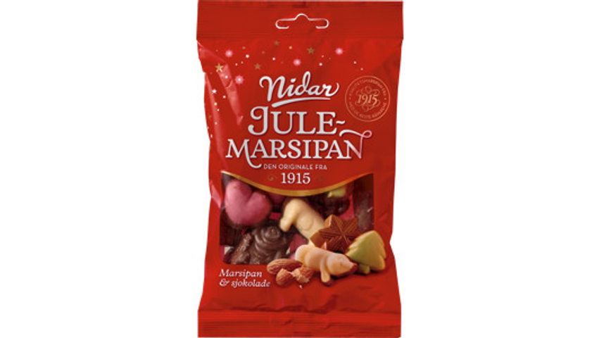 Nidar Julemarsipan m/Sjokolade | 130g