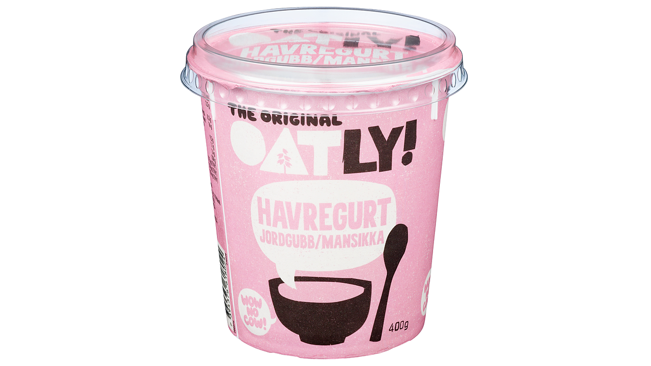 Oatly Havregurt Jordbær | 400g