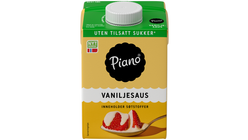 Piano Vaniljesaus Uten | 0.5l