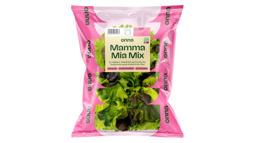 Mamma Mia Salatmiks Ferdigkuttet & Spiseklar I 125g